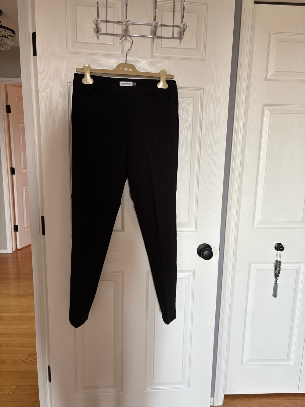 Calvin Klein Black Slim Ankle Pants